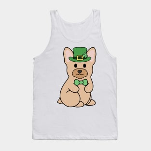 St Patrick French Bulldog Cream Tank Top